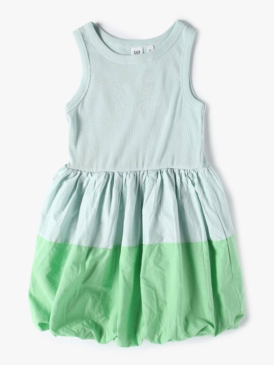GAP Girls Pure Cotton Colourblock Balloon Dress