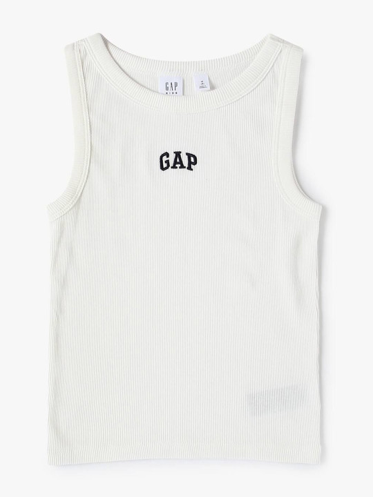 GAP Girls Logo Embroidered Pure Cotton Tank Top