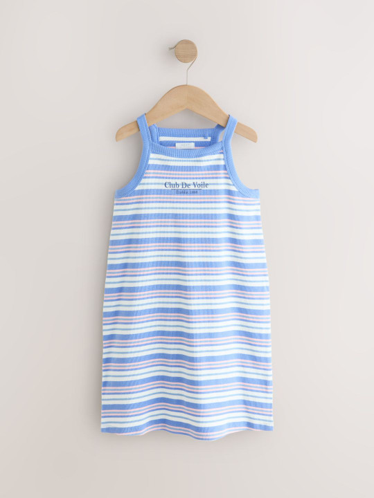 NEXT Girls Striped A-Line Dress