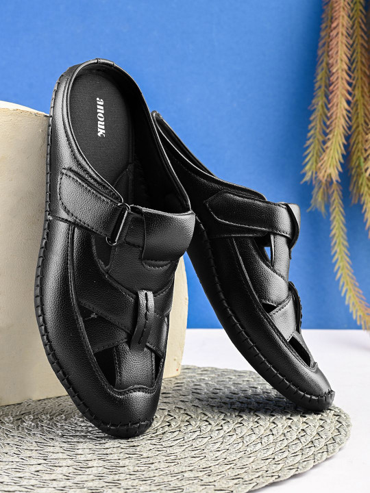 Anouk Men Solid Comfort Sandals