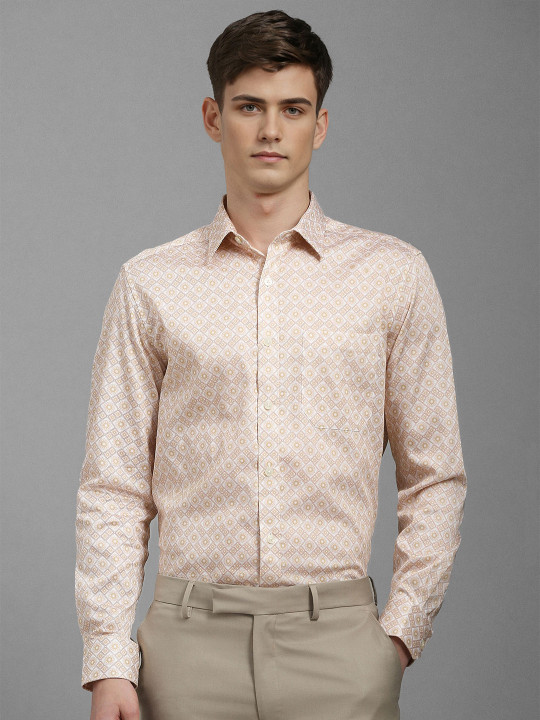 Louis Philippe Men Classic Floral Printed Formal Shirt
