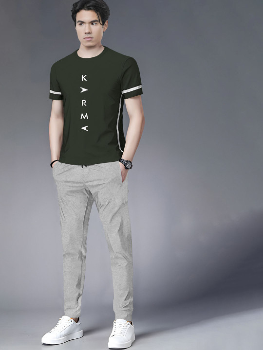 TRIPR Printed T-Shirt With Trousers Co-Ords