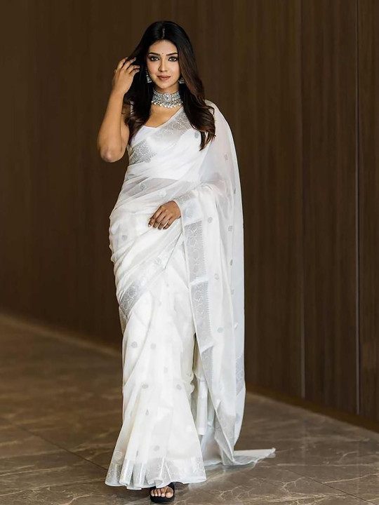 bigben textile Woven Design Zari Banarasi Saree