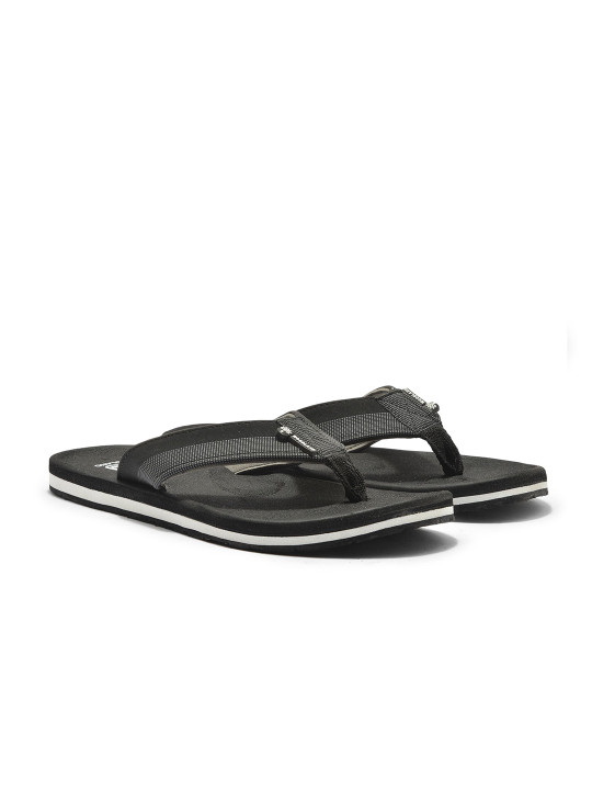 Woodland Men Brand Logo Printed Thong Flip-Flops