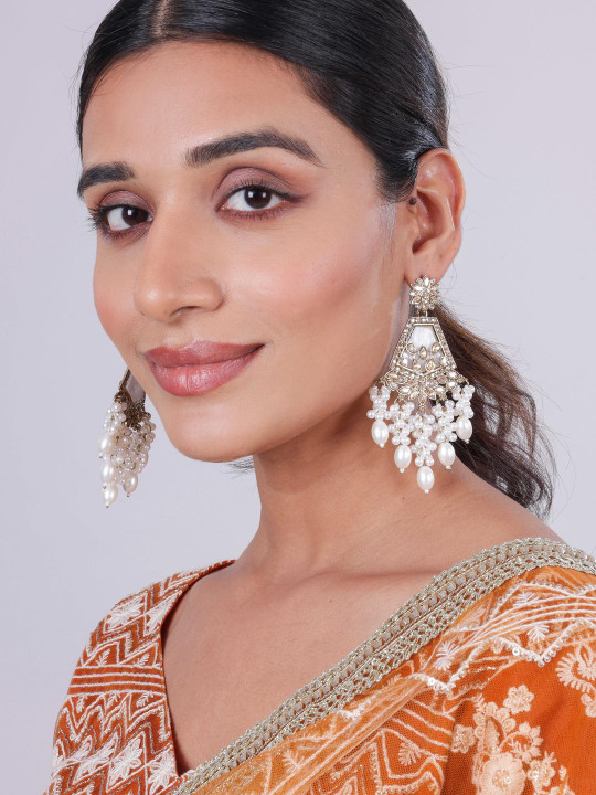 VATSALYA creation Gold-Plated Alloy Earrings