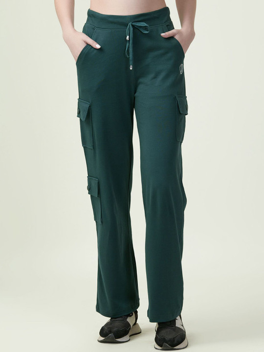 Albion By CnM Women Relaxed Fit Cotton Track Pants