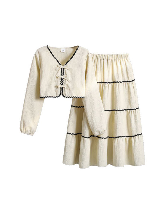 StyleCast x Revolte Girls Top with Skirt