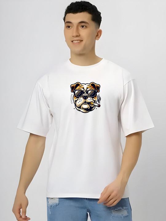 KAIDO Men Drop-Shoulder Sleeves T-shirt