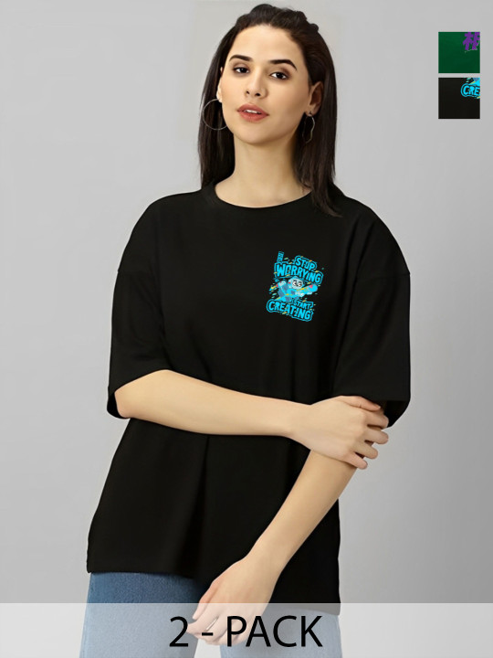 SZN Women Graphic Printed T-shirt