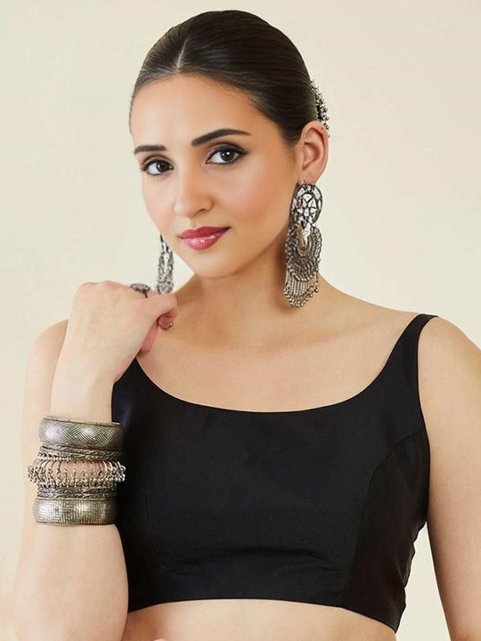 Mitera Round Neck Saree Blouse