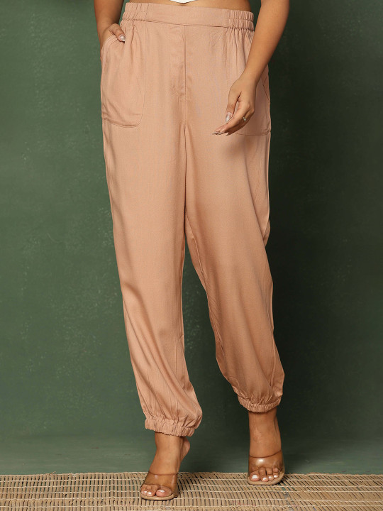 HERE&NOW Women Straight Fit Ethnic Palazzos