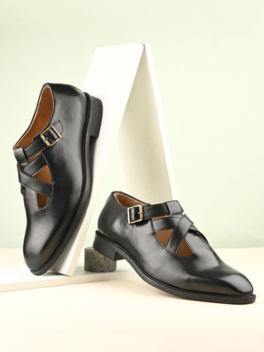 House of Pataudi Men Casual Slip-On Comfort Sandals