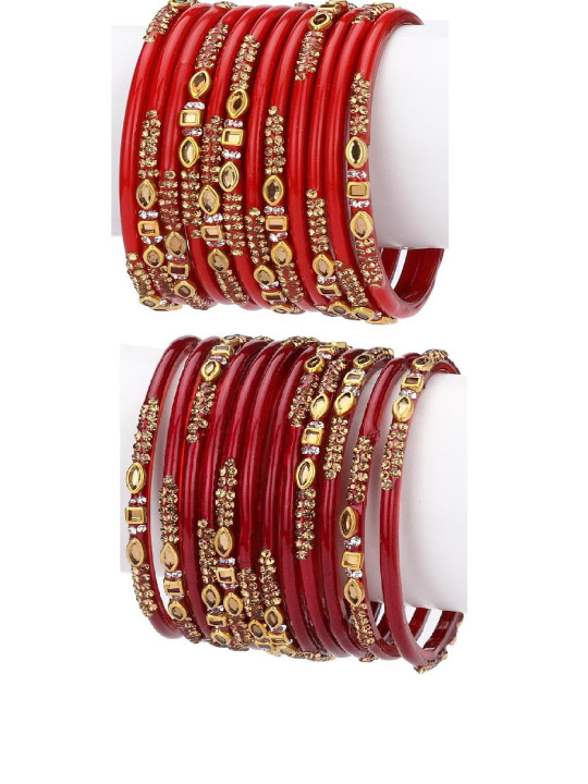 SOMIL Alloy Handcrafted Bangle Set