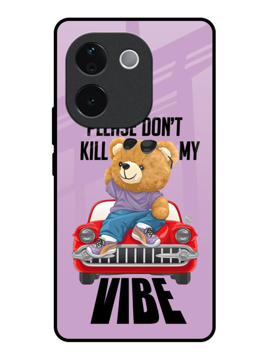 QRIOH Don't Kill My Vibe Vivo T3 Pro 5G Impact Resistant Back Case