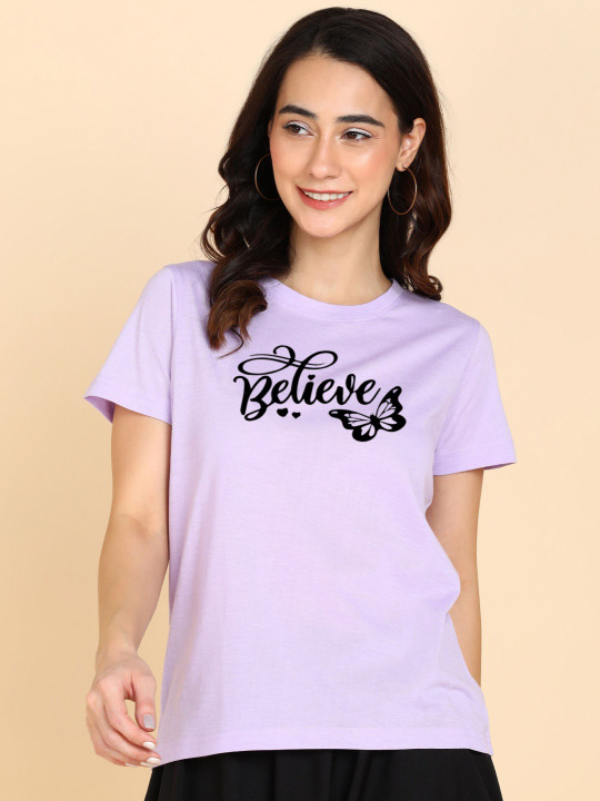 Adyavastram Women Printed T-shirt