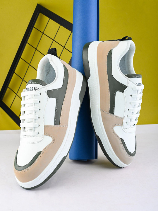 Roadster The Lifestyle Co Men Lace Up Colourblocked Sneakers