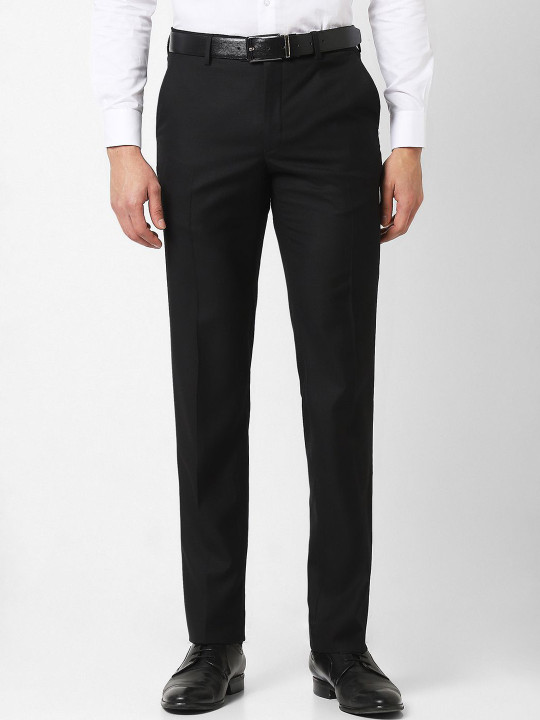 Van Heusen Men Slim Fit Formal Trousers Trousers