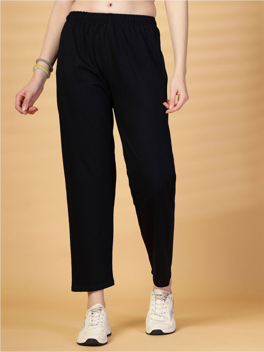 Clora Creation Women Mid Rise Stretchable Track Pants