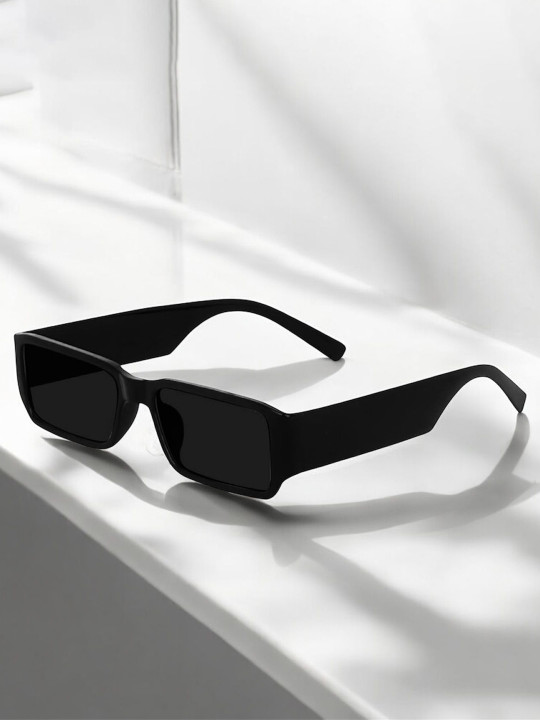 Funglasses Unisex Rectangle Sunglasses with UV Protected Lens