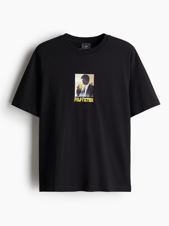 Loose Fit Printed T-Shirt deal from myntra
