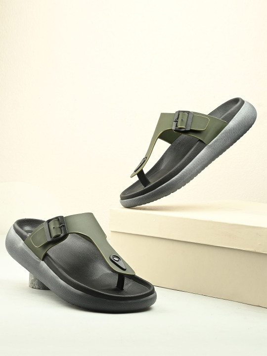 Roadster The Lifestyle Co Men Casual Buckles Thong Flip Flops