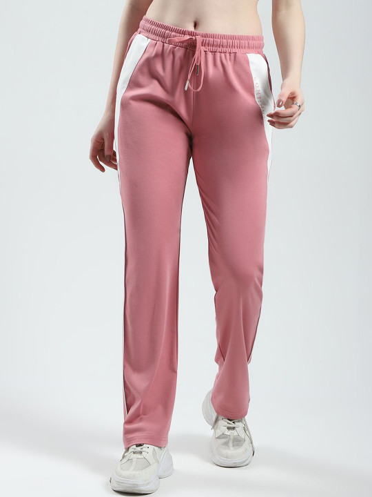 Monte Carlo Women Cotton Mid-Rise Track Pants