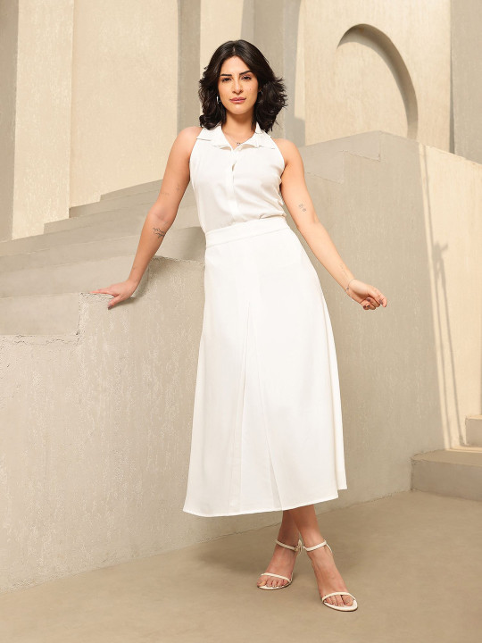 FABLE STREET Shirt With Skirt Co-Ords Set