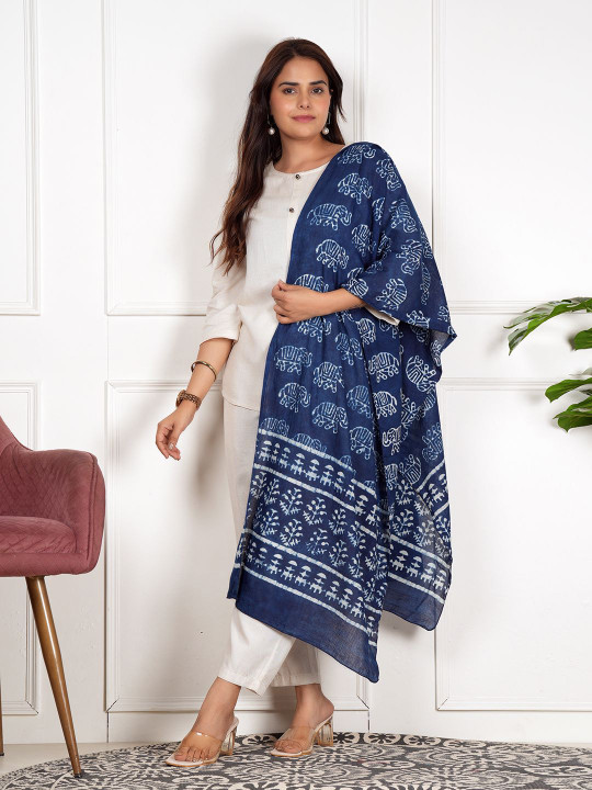 Style Shoes Women Printed Cotton Stole