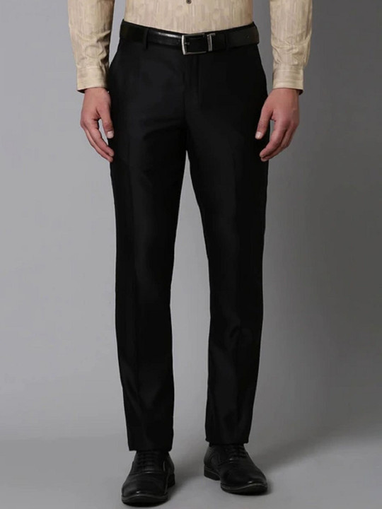 Haul Chic Men Relaxed Straight Leg Slim Fit Trousers