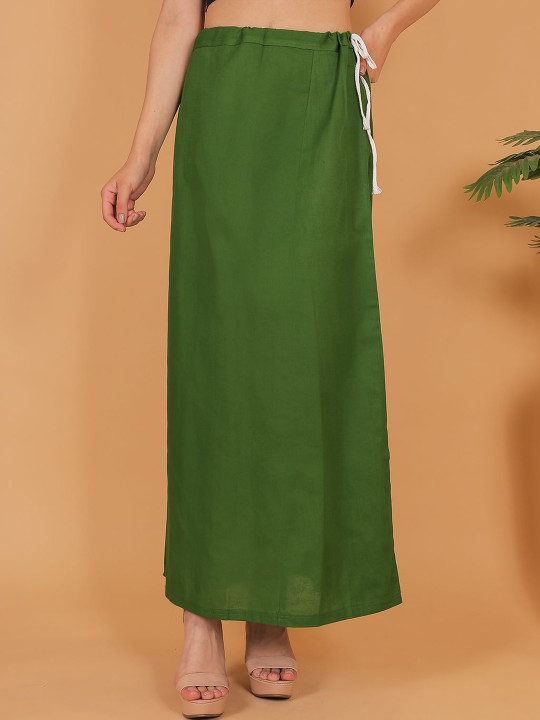 Trendzmy Women Cotton Saree Shapewear