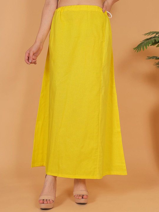 Trendzmy Women Cotton Saree Shapewear