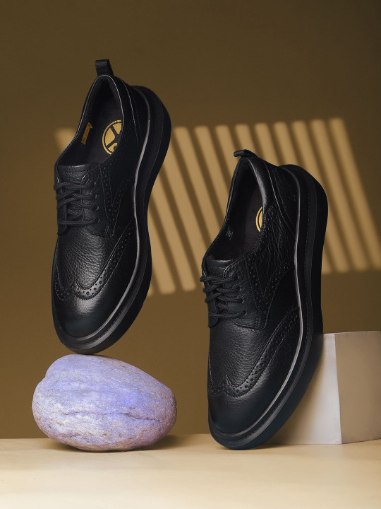 Hush Puppies Women Leather Brogues