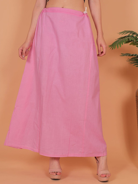 Trendzmy Women Cotton Saree Shapewear