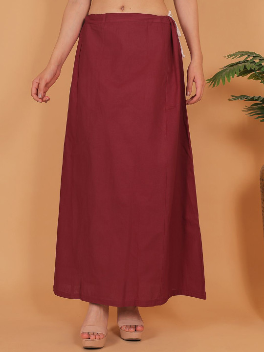 Trendzmy Women Cotton Saree Shapewear