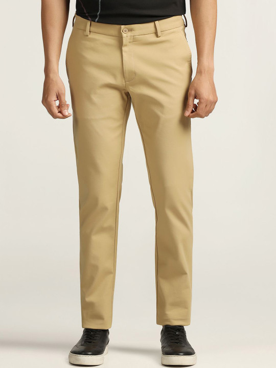 Blackberrys Men Textured Techpro Formal Trouser