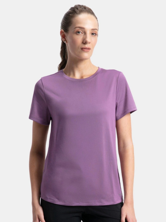 Jockey Microfiber Polyester Fabric Relaxed Fit Solid Round Neck Half Sleeve Tshirt - MW71
