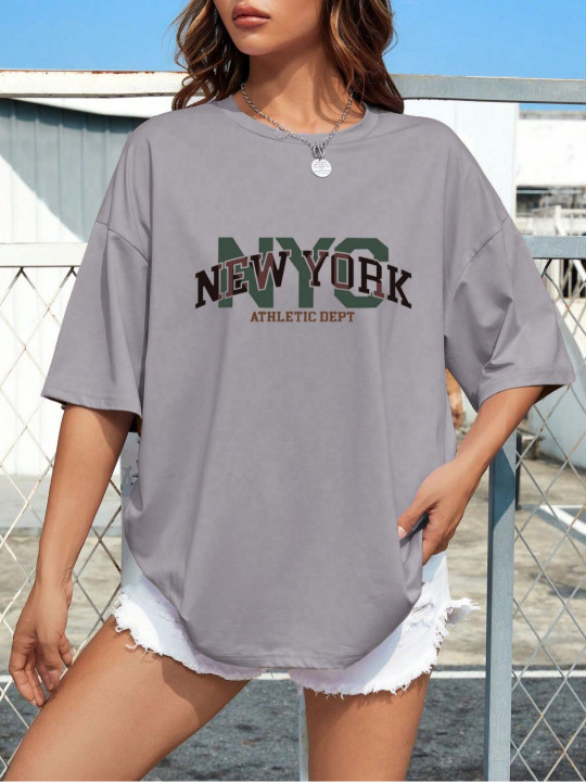 Moda Rapido Women Typography Printed T-shirt