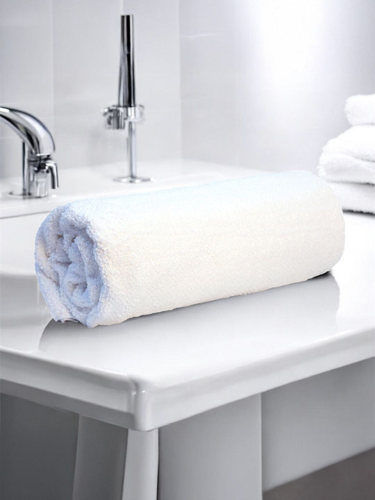 LANE LINEN Lane LINEN White Cotton 575 GSM Bath Towel