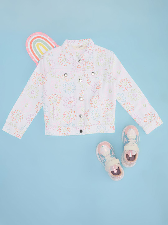 Pantaloons Junior Girls Long Sleeves Woven Jacket