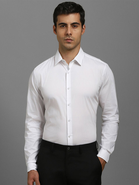 Louis Philippe Men Slim Fit Opaque Casual Shirt