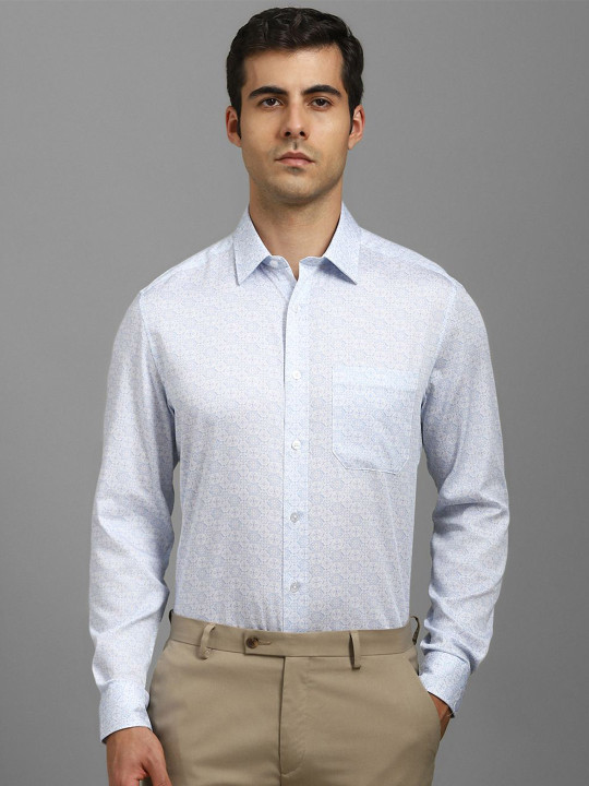 Louis Philippe Men Floral Opaque Printed Formal Shirt