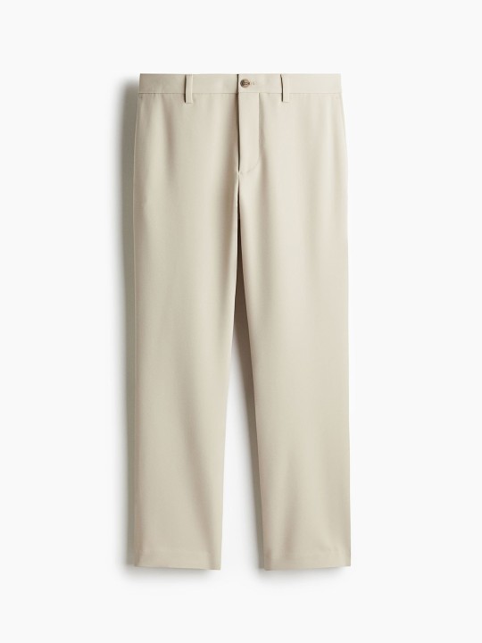 Slim Fit Cropped Trousers deal from myntra