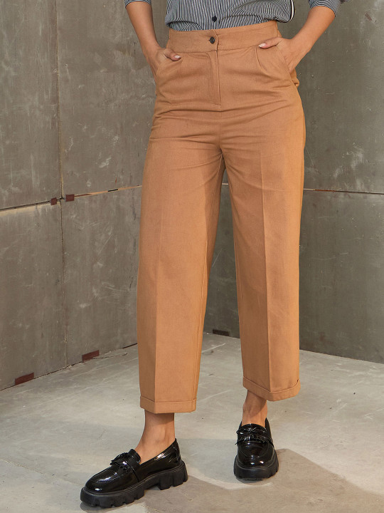SASSAFRAS Women Comfort Regular Fit Trousers