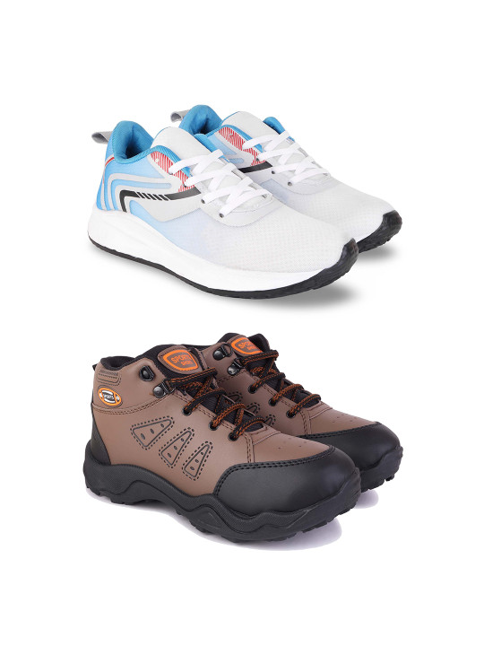 DRACKFOOT Men Running Non-Marking Shoes