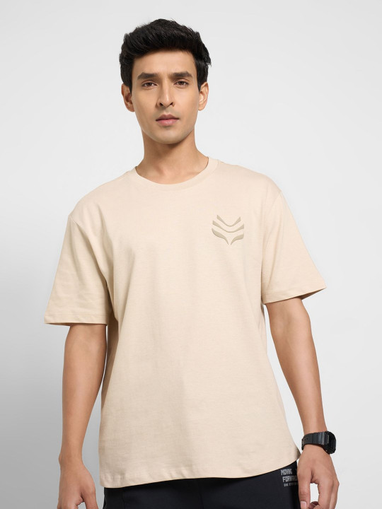 Ajile by Pantaloons Typography Printed Pure Cotton Sports T-shirt