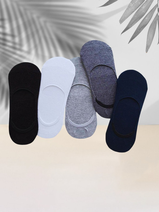 MJE Pack Of 5 Shoe Liners Socks