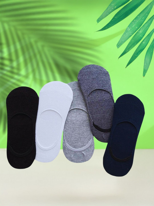 MJE Pack Of 5 Shoe Liners Socks