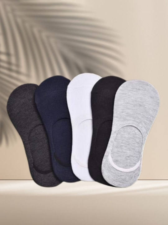 MJE Pack Of 5 Shoe Liners Socks