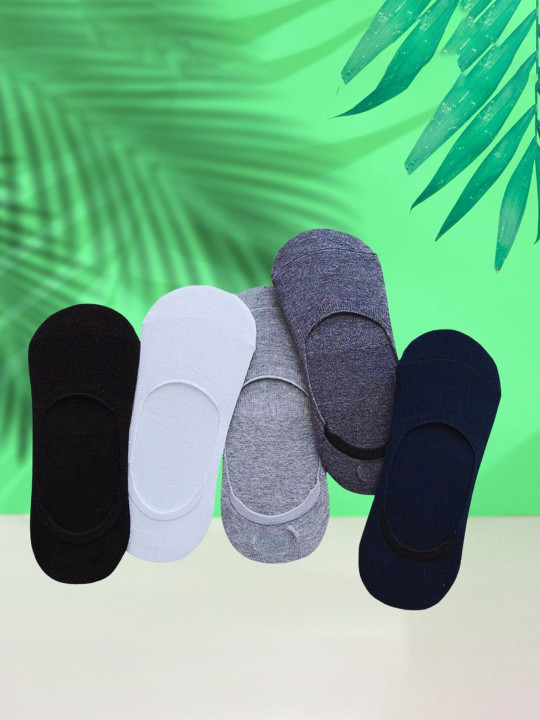 MJE Pack Of 5 Shoe Liners Socks