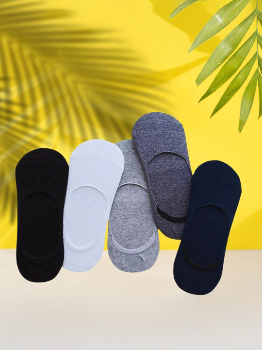 MJE Pack Of 5 Shoe Liners Socks